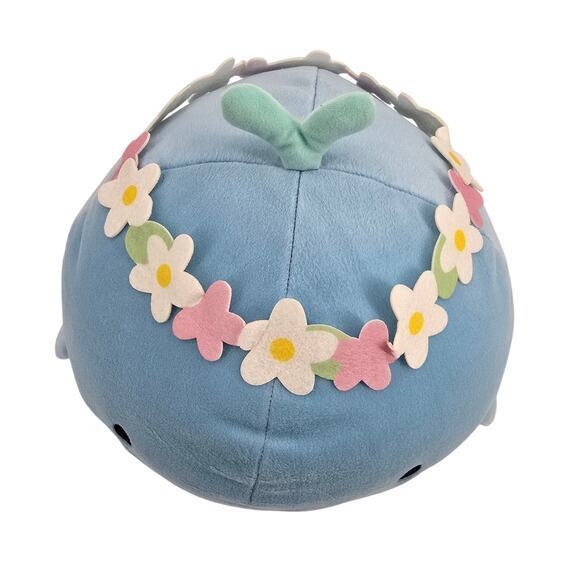 NEW San-X Jinbesan Flower Crown Original Kokujira Mochi Plush Whale Seashell - Picture 3 of 9